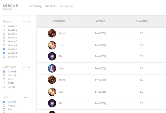 league app figma file screenshot