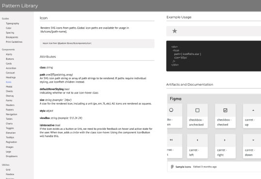 pattern library figma file screenshot