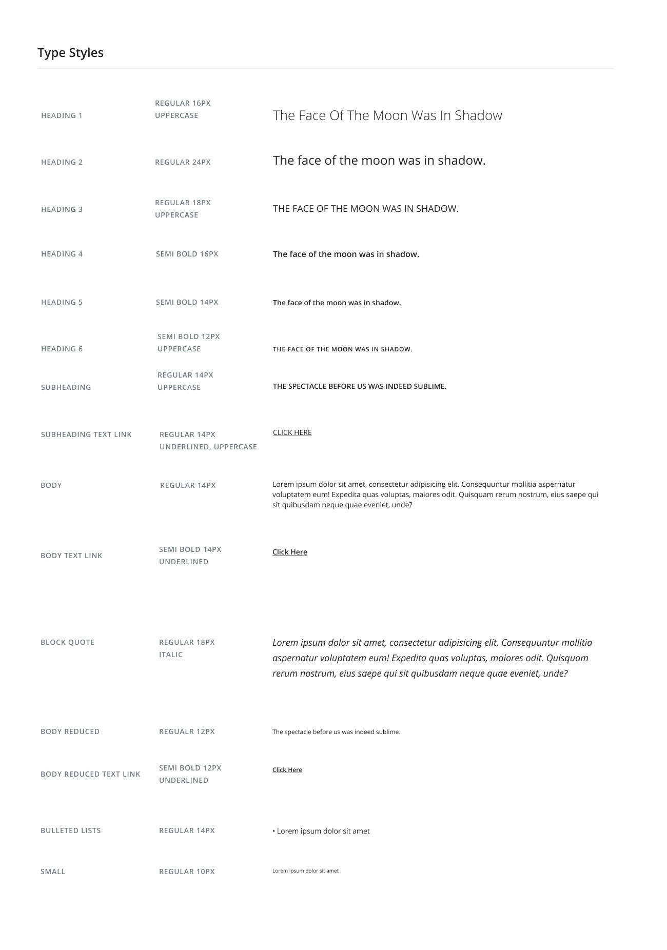 Design System Elevation Sample